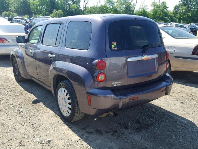 3GNDA13D86S504534 - 2006 CHEVROLET HHR LS იასამნისფერი ფოტო 3