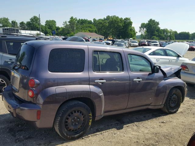 3GNDA13D86S504534 - 2006 CHEVROLET HHR LS იასამნისფერი ფოტო 9