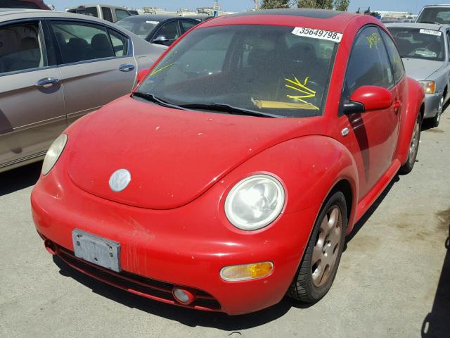 3VWCK21C73M400468 - 2003 VOLKSWAGEN NEW BEETLE 红色 照片 2