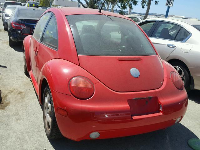 3VWCK21C73M400468 - 2003 VOLKSWAGEN NEW BEETLE 红色 照片 3