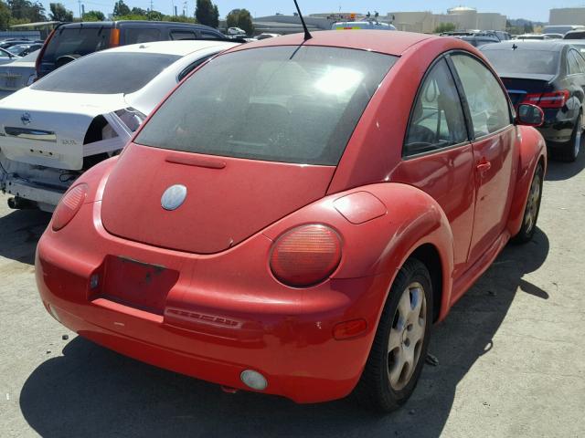 3VWCK21C73M400468 - 2003 VOLKSWAGEN NEW BEETLE 红色 照片 4