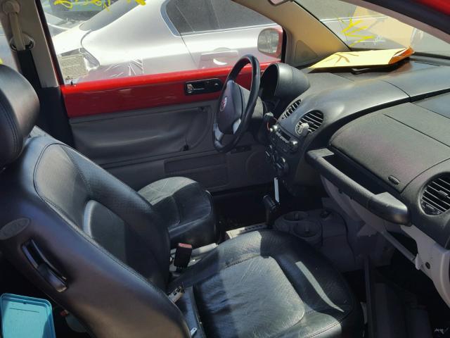 3VWCK21C73M400468 - 2003 VOLKSWAGEN NEW BEETLE 红色 照片 5