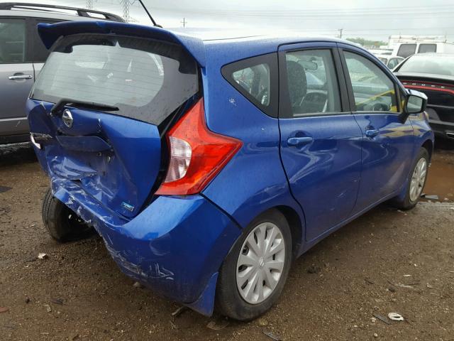 3N1CE2CPXFL360152 - 2015 NISSAN VERSA NOTE BLUE photo 4