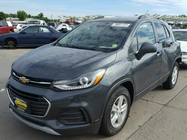 KL7CJLSB2HB094292 - 2017 CHEVROLET TRAX 1LT CHARCOAL photo 2