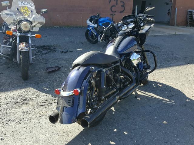 1HD1KHM13DB644312 - 2013 HARLEY-DAVIDSON FLTRX ROAD BLUE photo 4