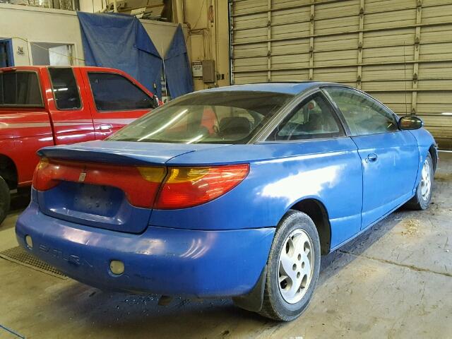 1G8ZY12712Z102898 - 2002 SATURN SC2 BLUE photo 4
