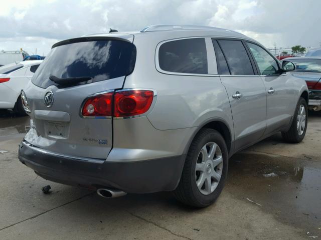 5GAER23738J256690 - 2008 BUICK ENCLAVE CX SILVER photo 4