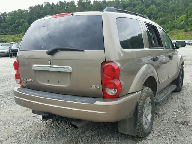 1D4HB58D24F158427 - 2004 DODGE DURANGO LI GOLD photo 4