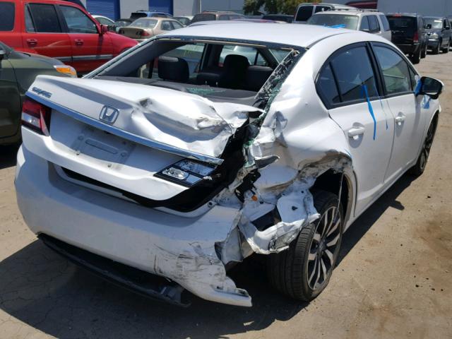 19XFB2F92EE225976 - 2014 HONDA CIVIC EXL თეთრი ფოტო 4