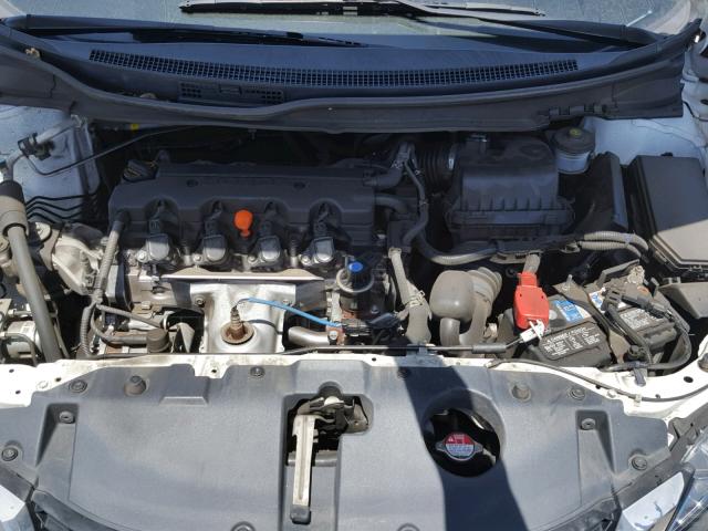 19XFB2F92EE225976 - 2014 HONDA CIVIC EXL თეთრი ფოტო 7