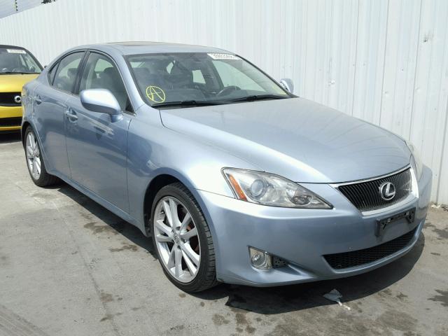 JTHBE262465011690 - 2006 LEXUS IS 350 BLUE photo 1