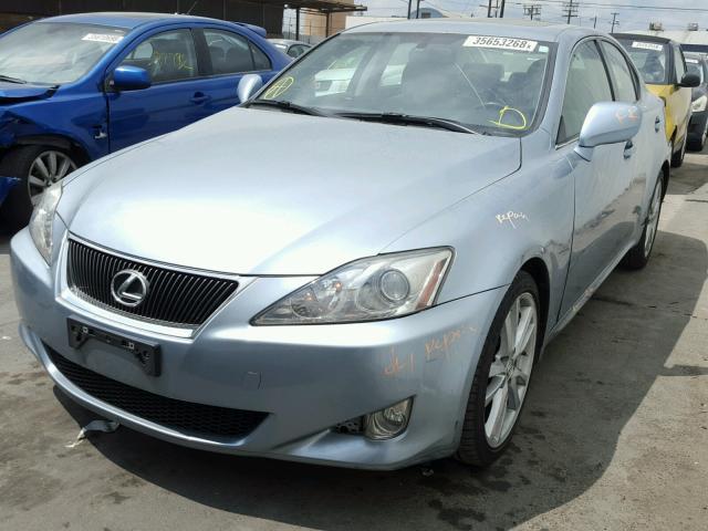 JTHBE262465011690 - 2006 LEXUS IS 350 BLUE photo 9