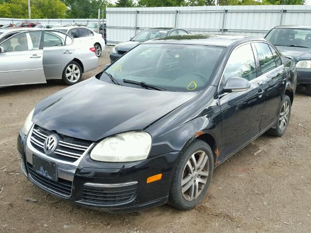 3VWSF81K26M807094 - 2006 VOLKSWAGEN JETTA 2.5 BLACK photo 2