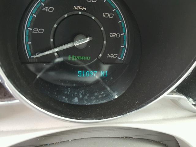 1G1ZF575X9F220561 - 2009 CHEVROLET MALIBU HYB 银色 照片 8