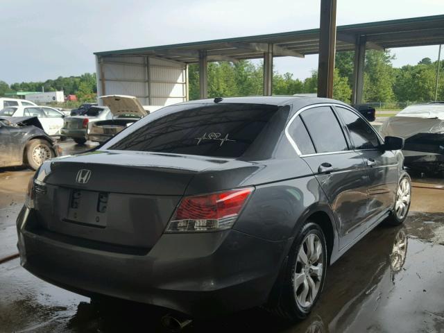 1HGCP26889A002265 - 2009 HONDA ACCORD EXL GRAY photo 4