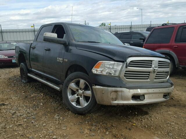 1C6RR7LT0HS707540 - 2017 RAM 1500 SLT BLACK photo 1