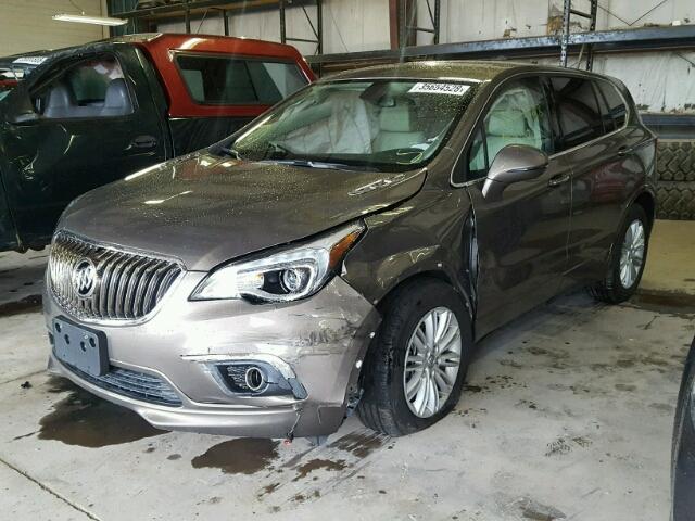 LRBFXASA3HD180000 - 2017 BUICK ENVISION P GRAY photo 2