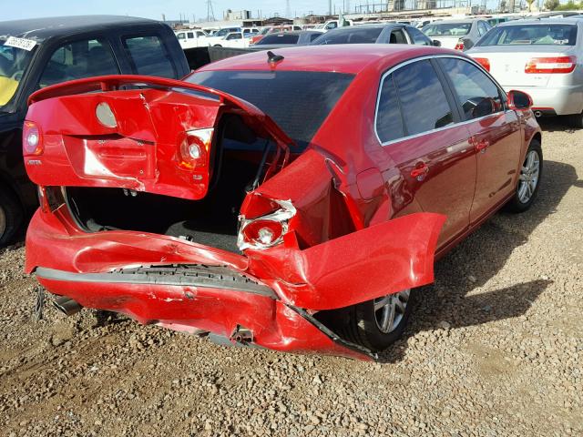 3VWSF71K67M108367 - 2007 VOLKSWAGEN JETTA 2.5 RED photo 4