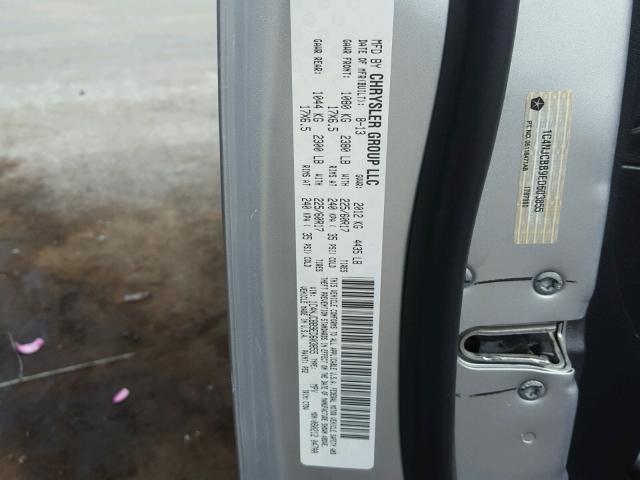 1C4NJCBB9ED603855 - 2014 JEEP COMPASS SP 银色 照片 10