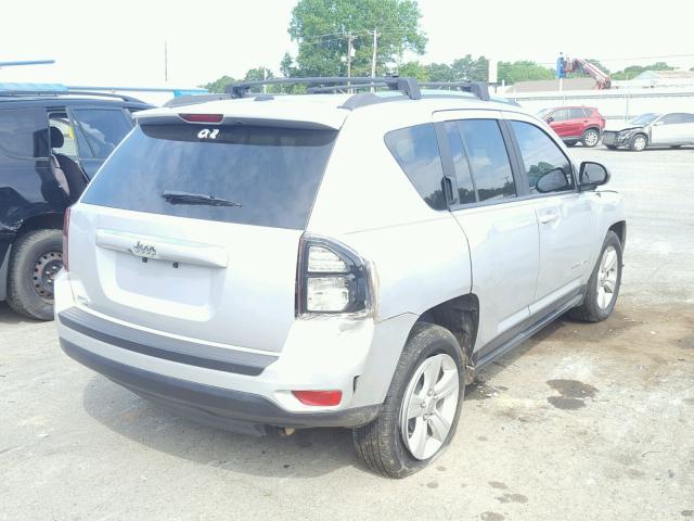 1C4NJCBB9ED603855 - 2014 JEEP COMPASS SP 银色 照片 4