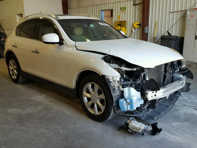 JNKAJ09F99M951665 - 2009 INFINITI EX35 BASE WHITE photo 1