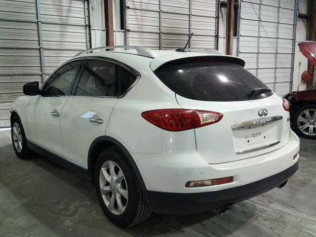 JNKAJ09F99M951665 - 2009 INFINITI EX35 BASE WHITE photo 3