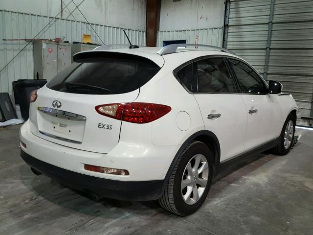 JNKAJ09F99M951665 - 2009 INFINITI EX35 BASE WHITE photo 4