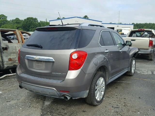 2CNFLFEY9A6313197 - 2010 CHEVROLET EQUINOX LT BEIGE photo 4