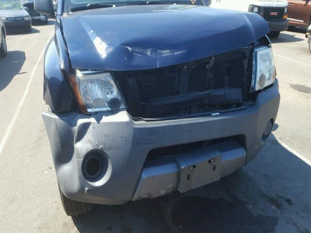 5N1AN08WX6C552428 - 2006 NISSAN XTERRA BLUE photo 9