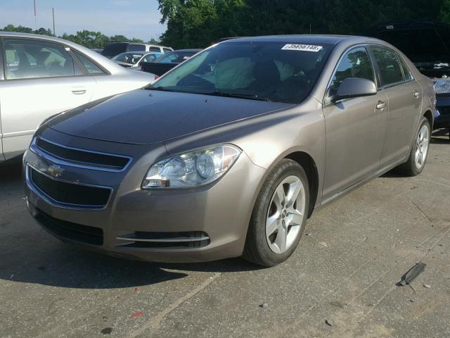1G1ZC5EB8AF225036 - 2010 CHEVROLET MALIBU 1LT BROWN photo 2