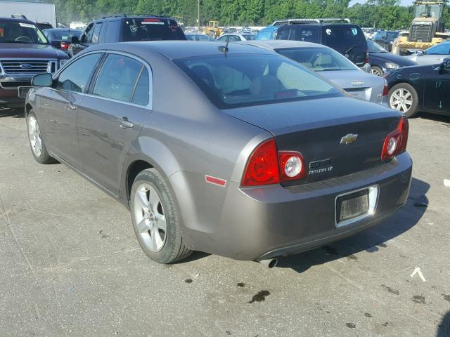 1G1ZC5EB8AF225036 - 2010 CHEVROLET MALIBU 1LT BROWN photo 3