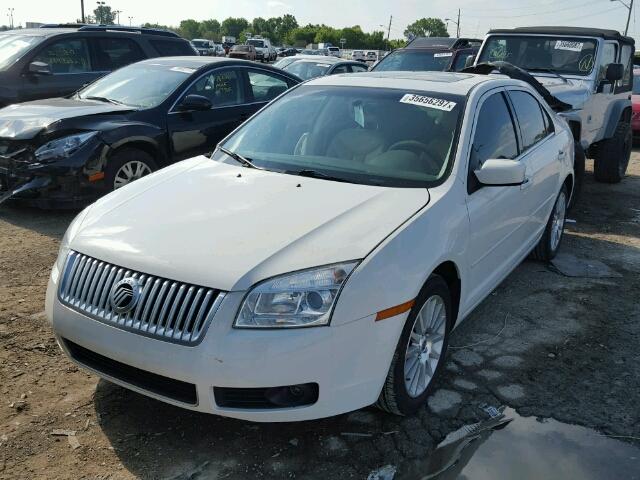 3MEHM08189R623043 - 2009 MERCURY MILAN PREM WHITE photo 2