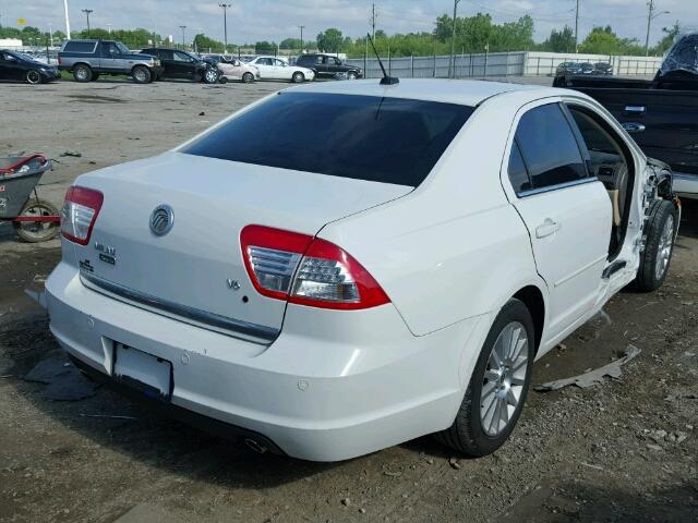 3MEHM08189R623043 - 2009 MERCURY MILAN PREM WHITE photo 4