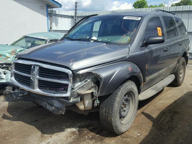 1D4HB38N75F592616 - 2005 DODGE DURANGO ST GRAY photo 2