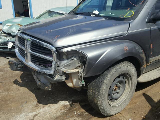 1D4HB38N75F592616 - 2005 DODGE DURANGO ST GRAY photo 9