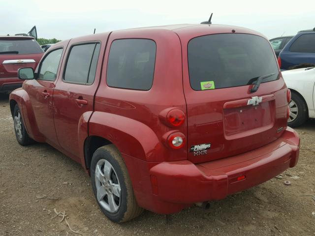 3GNBAAFW2BS610184 - 2011 CHEVROLET HHR LS RED photo 3