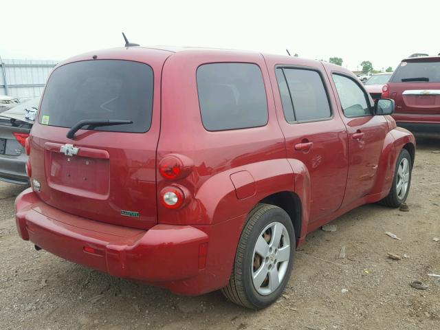 3GNBAAFW2BS610184 - 2011 CHEVROLET HHR LS RED photo 4