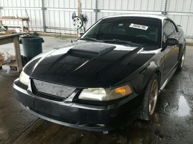 1FAFP42X53F416950 - 2003 FORD MUSTANG GT BLACK photo 2