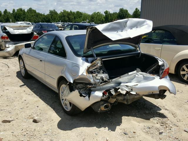 19UYA42653A008412 - 2003 ACURA 3.2CL TYPE SILVER photo 3