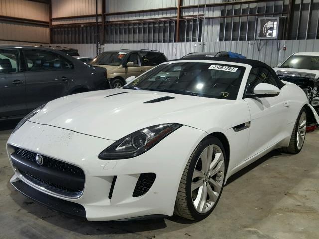 SAJWA6E76E8K02111 - 2014 JAGUAR F-TYPE WHITE photo 2