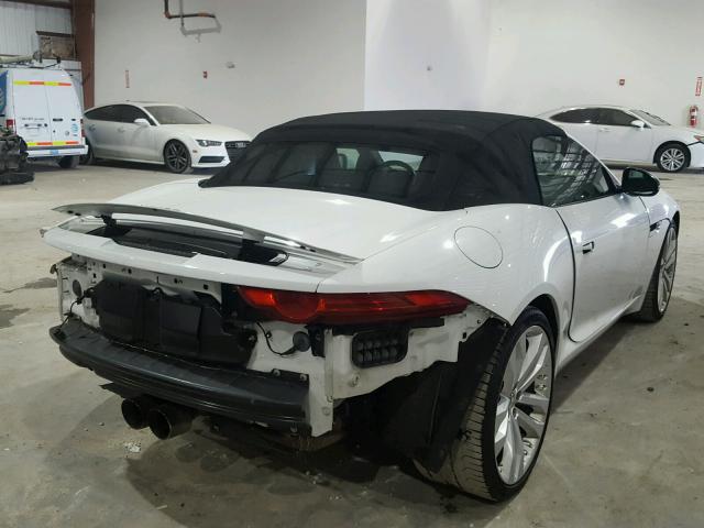 SAJWA6E76E8K02111 - 2014 JAGUAR F-TYPE WHITE photo 4