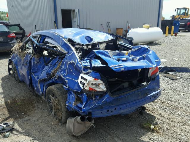 JF1VA1A61F9824921 - 2015 SUBARU WRX BLUE photo 3