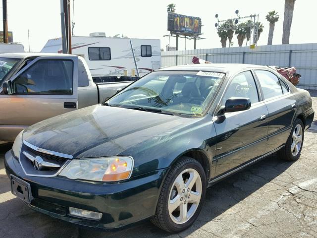 19UUA56832A027510 - 2002 ACURA 3.2TL TYPE GREEN photo 2