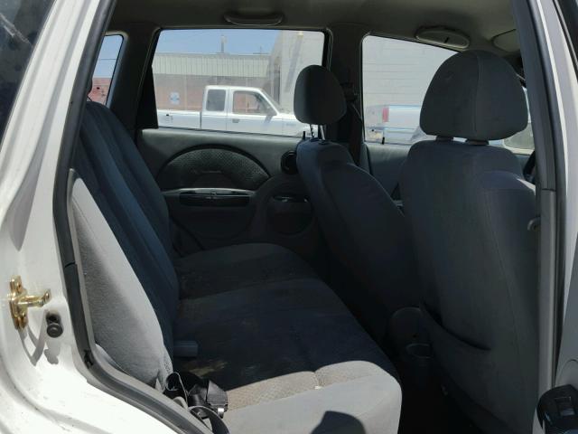 KL1TD62685B449872 - 2005 CHEVROLET AVEO BASE Սպիտակ լուսանկար 6