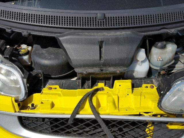 WMEEK31X68K068947 - 2008 SMART FORTWO PAS 黄色 照片 7