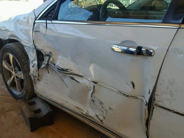 1G1ZC5E00CF157641 - 2012 CHEVROLET MALIBU 1LT WHITE photo 10