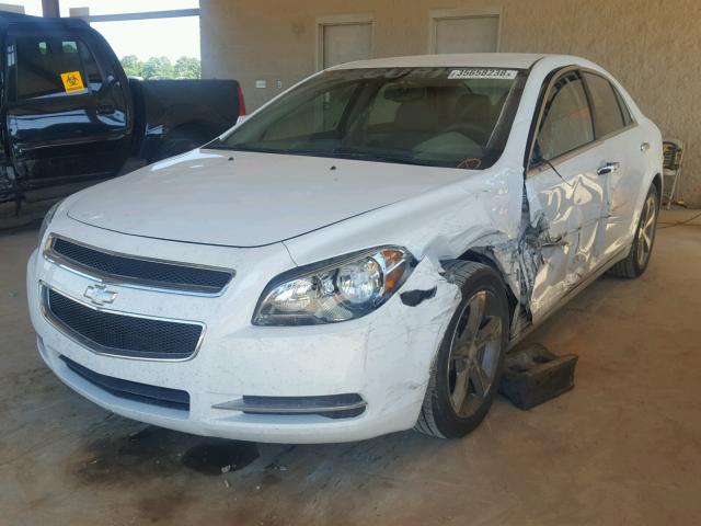 1G1ZC5E00CF157641 - 2012 CHEVROLET MALIBU 1LT WHITE photo 2