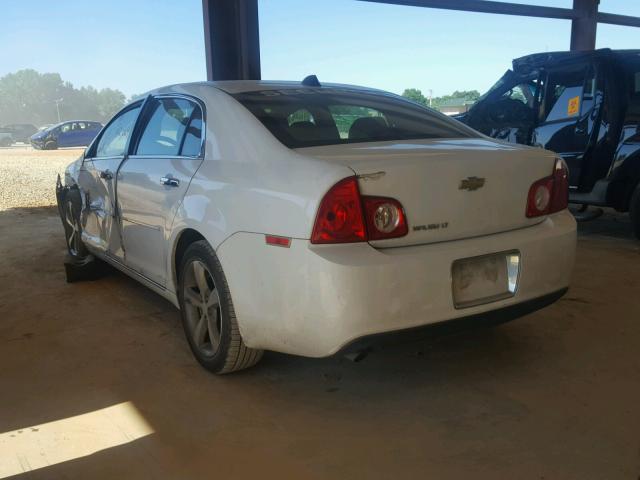 1G1ZC5E00CF157641 - 2012 CHEVROLET MALIBU 1LT WHITE photo 3