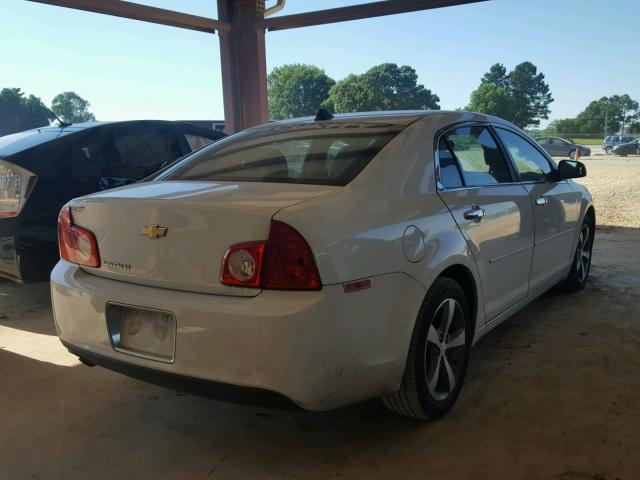 1G1ZC5E00CF157641 - 2012 CHEVROLET MALIBU 1LT WHITE photo 4