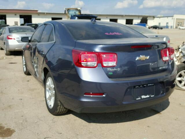 1G11C5SL7EF300843 - 2014 CHEVROLET MALIBU 1LT BLUE photo 3